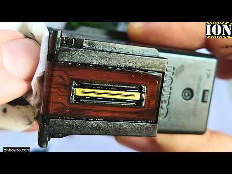 Видео: Инструмент для откачки чернильных картриджей принтера Canon