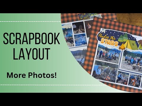 Видео: Дизайн макета альбома для вырезок