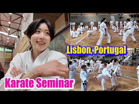 Видео: Женщина-каратистка в Португалии. Все любят карате!【V-log/ Хиёри Каназава】
