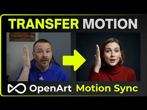Видео: OpenArt Motion + Runway Act-Two в OpenArt Motion Sync (видео Motion Transfer AI)