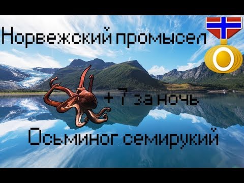 Видео: Русская рыбалка 3: Норвегия - Норвежский промысел - Заказ на Осьминога семирукого