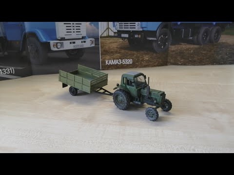 Видео: Обзор модели трактора МТЗ-80 (Саратов), 1:43.