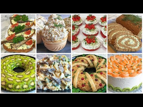 Видео: Праздничный Новогодний Стол / Меню на Новый Год 2025 / 8 Новогодних Рецептов / Салаты  Закуски  Торт