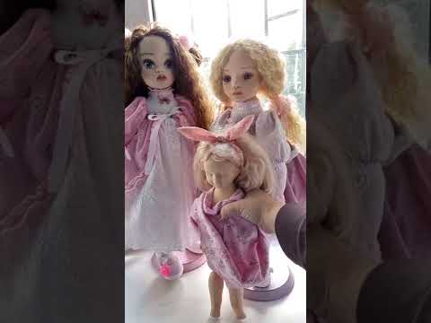 Видео: Как создаются текстильные куклы.Шарнирные, интерьерные. куклы малышки.