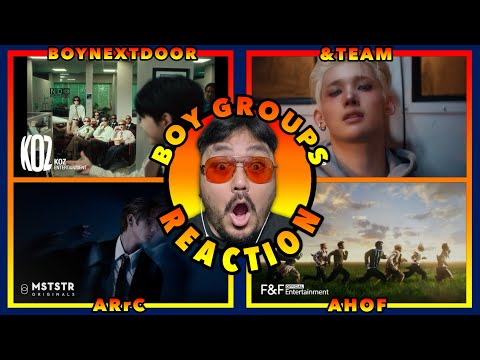 Видео: Реакция мужских групп (BOYNEXTDOOR, &TEAM, ARrC и AHOF)