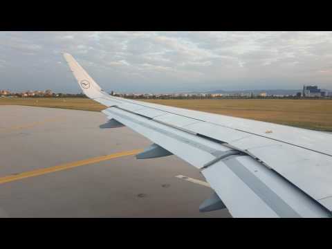 Видео: LH 1707 рулиране и излитане от София
