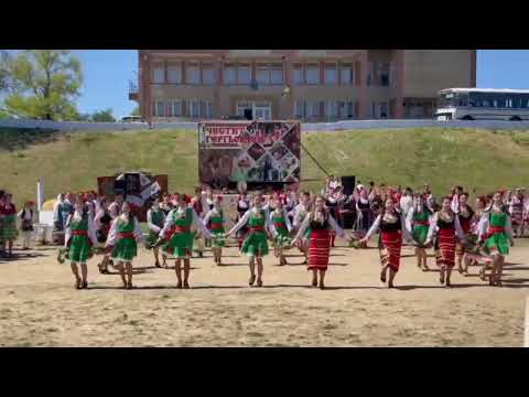 Видео: Болгарський обрядовий танець "Гергьовден"- НТК "Талісман"