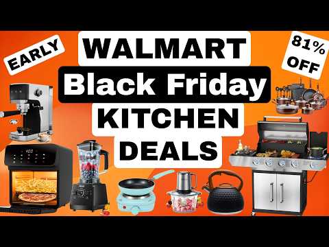 Видео: 36 ранних предложений Walmart на кухню в Черную пятницу 2025 года — скидки до 81%