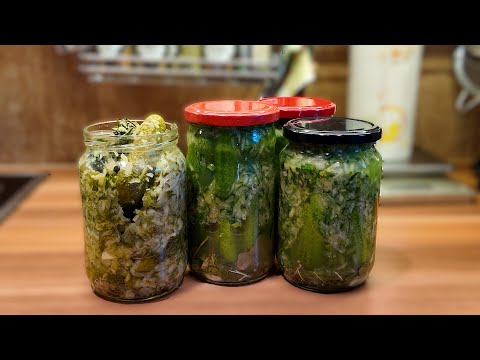 Видео: Ruski usoljeni krastavci u krastavcima/Russian Salted Cucumber-in-Cucumber/Солим огурцы в огурцах