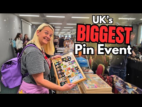 Видео: Внутри КРУПНЕЙШЕГО в Великобритании мероприятия, посвящённого значкам Disney! (Значки Грааля и ди...
