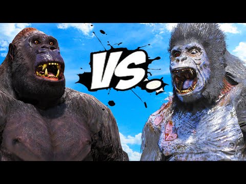 Видео: кинг конг против зомби кинг конг