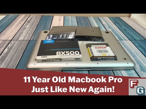 Видео: Обновление Macbook Pro 2011 года — снова как новый! (SSD, ОЗУ, аккумулятор)