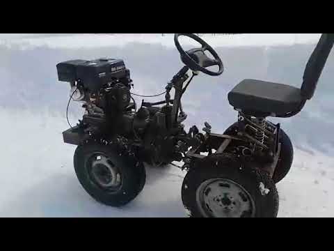 Видео: минитрактор переломка часть 2