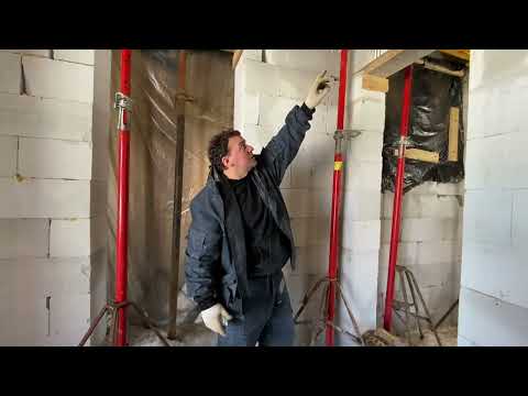 Видео: Плоская кровля одноэтажного дома из полистиролбетона