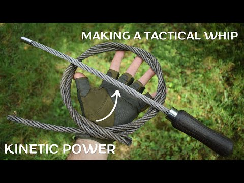 Видео: Making a Tactical Whip (Amazing Kinetiс Power)