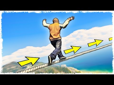 Видео: УЗКИЙ КАНАТ + ЗВЕРЬ = УГАР В GTA ONLINE!!!