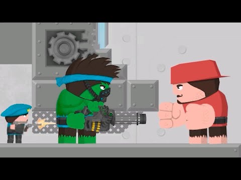 Видео: Халк с пулеметом Clone Armies Hulk! Tactical Army Game