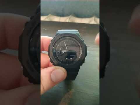 Видео: настройка Casio G-Shock GA 2100. Калибровка стрелок в ручную.