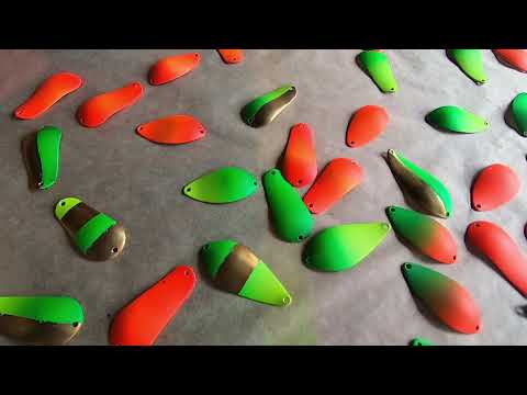 Видео: Как покрасить блесну колебалку? Крашу Блесна сам !