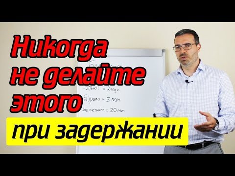 Видео: Побег от полиции? Что делать при задержании сотрудниками полиции