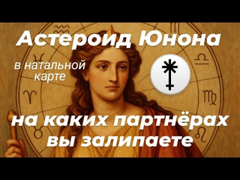 Видео: Юнона в знаках и домах + аспекты
