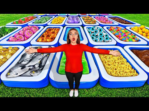 Видео: Выбери Правильный Бассейн, Чтобы Выжить Челлендж с Multi DO Challenge