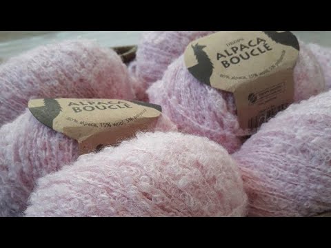 Видео: ОТКРЫВАЮ ПОСЫЛКУ!!! Мои пряжные находки - DROPS Alpaca Boucle и еще кое что )