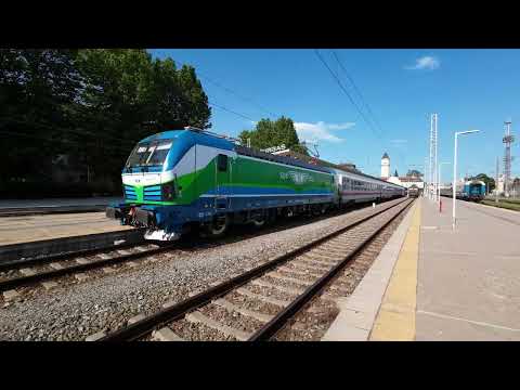 Видео: 80 074 с БВR 3602  прикачване на локомотивa , представяне на състав и заминаване от гара Бургас