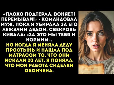 Видео: «Плохо подтерла, воняет! Перемывай!» — командовал муж, пока я меняла подгузник его деду