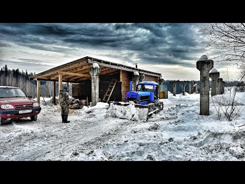 Видео: ГОТОВА! ПЕРВАЯ РАСТОПКА И СУШКА ПЕЧИ | УБИРАЕМ СНЕГ ВОКРУГ ДОМИКА |Аккумуляторная пила Jonser BL48-2