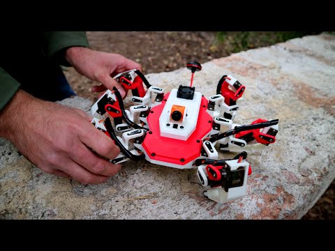 Видео: Скорпион - шагающий робот с FPV камерой. Часть 2: Настройка и тесты