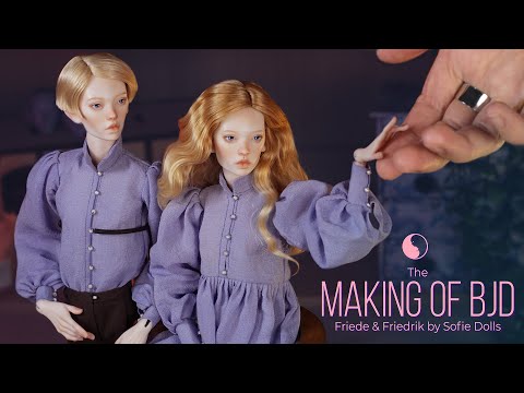 Видео: Как я создала фарфоровые куклы BJD Фриде и Фридрика по традиционным технологиям