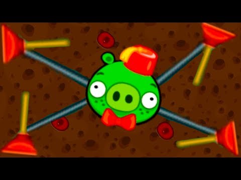 Видео: Машинки и Самолеты в Bad Piggies #24 Новые уровни с Кидом на МК