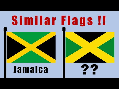 Видео: Похожие флаги каждой страны – Часть 1