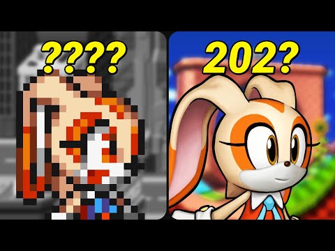 Видео: Cream the Rabbit Evolution от Sonic Games