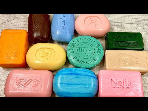 Видео: ASMR soap cutting * Relaxing sounds * ASMR crunch * Резка мыла АСМР 💗