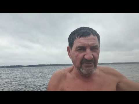Видео: 19.11.24 г. Воздух +1°. река Волга.  Водичка бодрящая.😊💪👍