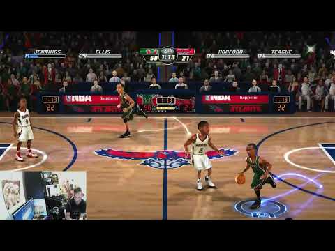 Видео: Геймплей NBA JAM On Fire Edition «Бакс» против «Хокс» на XBOX 360 в 2025 году