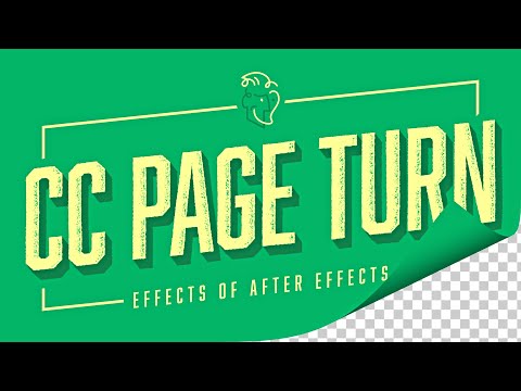 Видео: Переворот страницы CC | Эффекты After Effects