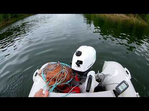 Видео: Кастинговая сеть - испытываем на глубине!