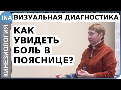 Видео: Как увидеть боль в пояснице? Визуальная диагностика. Васильева кинезиология