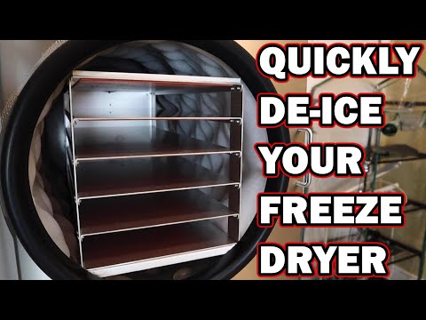 Видео: Как быстро разморозить сублимационную сушилку между партиями