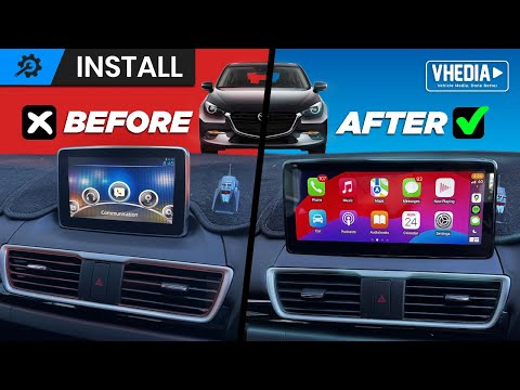 Видео: Установка головного устройства Mazda 3 2014-2018 — серия M