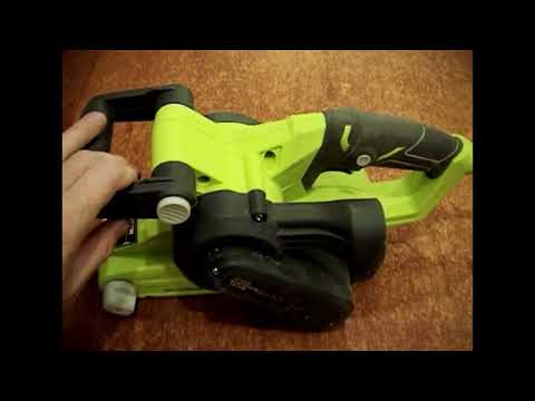 Видео: Ryobi Шлифмашина ленточная EBS800