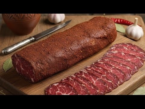 Видео: Настоящая бастурма из говядины дома! Вы больше никогда не купите магазинную
