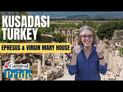 Видео: Незабываемый тур по Кушадасам: Эфес и Дом Марии | Carnival Pride Europe