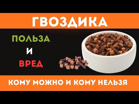 Видео: ГВОЗДИКА: польза и вред — как и кому можно