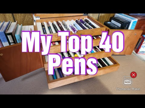 Видео: Мои 40 лучших перьевых ручек