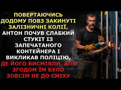 Видео: Повертаючись додому повз залізничні колії, Антон почув слабкий стукіт із запечатаного контейнера