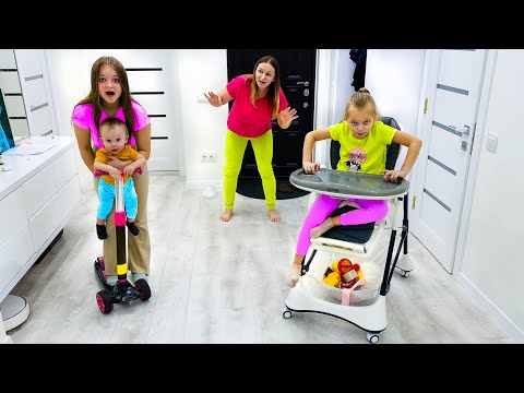 Видео: СТАРШАЯ СЕСТРА КАК МАМА ДЛЯ МЛАДЕНЦА! Маргарита Повторяет все за МАМОЙ! Лера и Маргарита